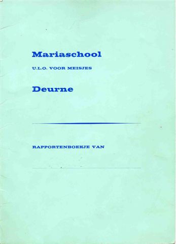Bestand:Rapportboekje Mariaschool U.L.O. voor meisjes 1966.jpg
