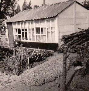Ook het kippenhok van Kivits achter het adres Liesselseweg 43 diende als noodwoning voor Toon Vissersen Nellie Vissers-Claassen.