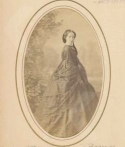 Louise van Brakell, rond 1865.