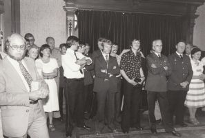 Afscheid van brigadier Oostrom in augustus 1978. foto collectie Harrie Aspers